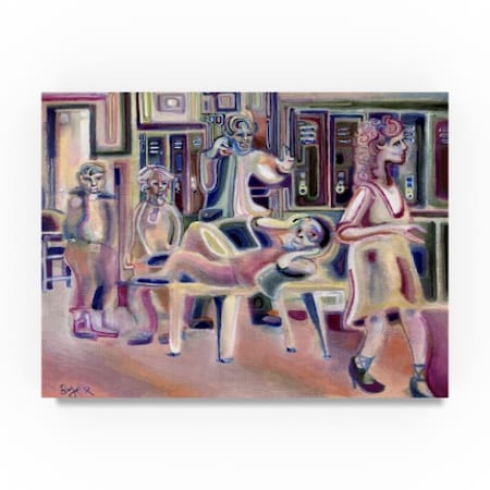 Josh Byer 'Hallway' Canvas Art,24x32